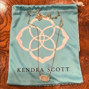 Kendra Scott Elisa Pendant Necklace IridescentGold